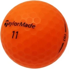 TaylorMade Project (s) Matte Orange Used Golf Balls, Mint, AAAAA Quality