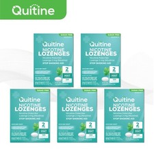 Quitine Nicotine Lozenges 2mg Mint 600 Pieces 5 bulk boxes - Quit Smoking Aid