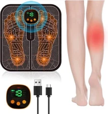 19-Level EMS Electric Foot Massager Pad Blood Circulation Muscle Stimulator Mat