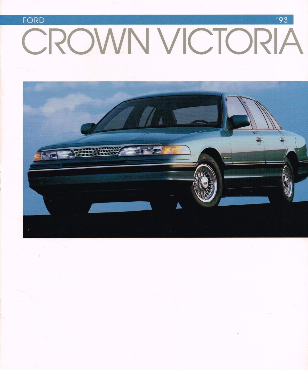 1993 Ford CROWN VICTORIA Brochure / Catalog: LX, | eBay