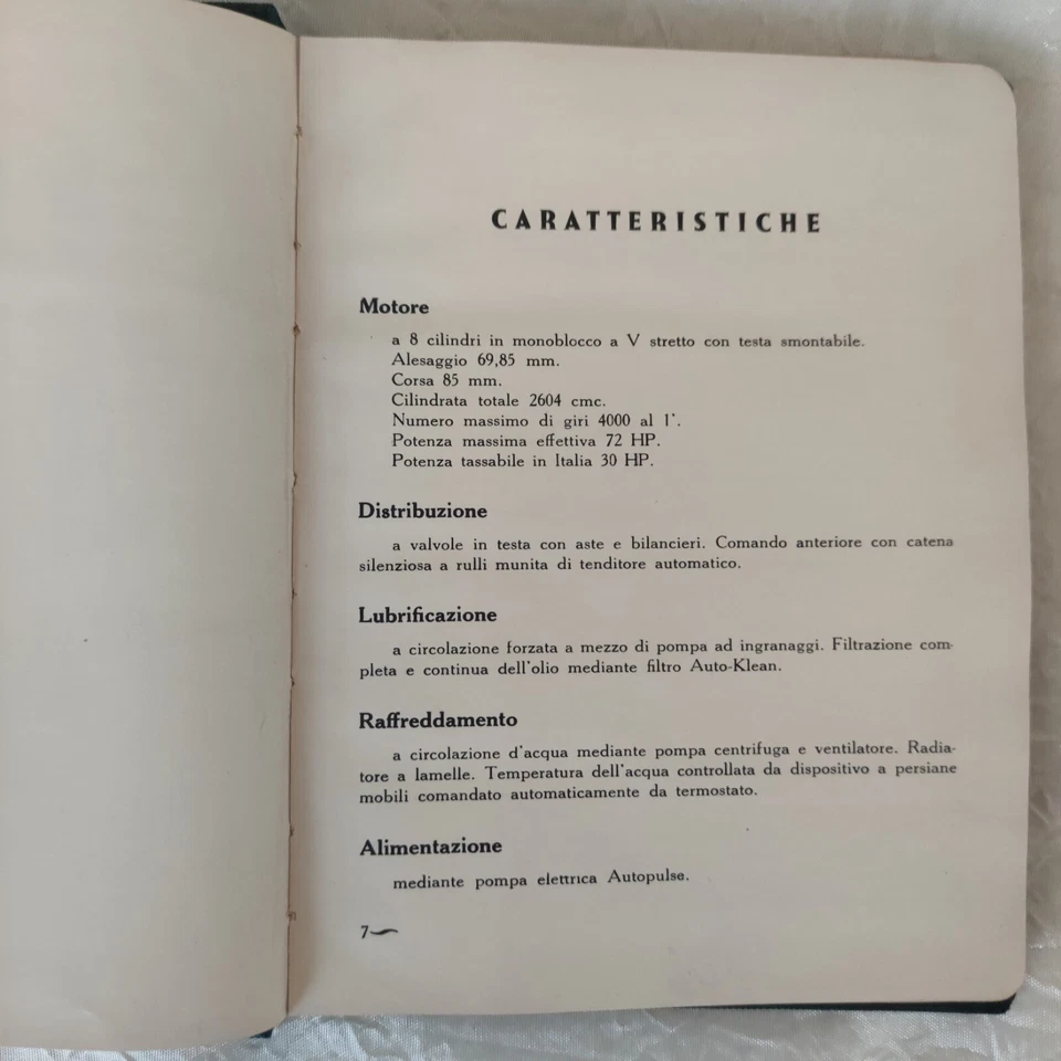 LANCIA  ASTURA ISTRUZIONI E  CATALOGO PEZZI DI RICAMBIO - Immagine 3 di 4