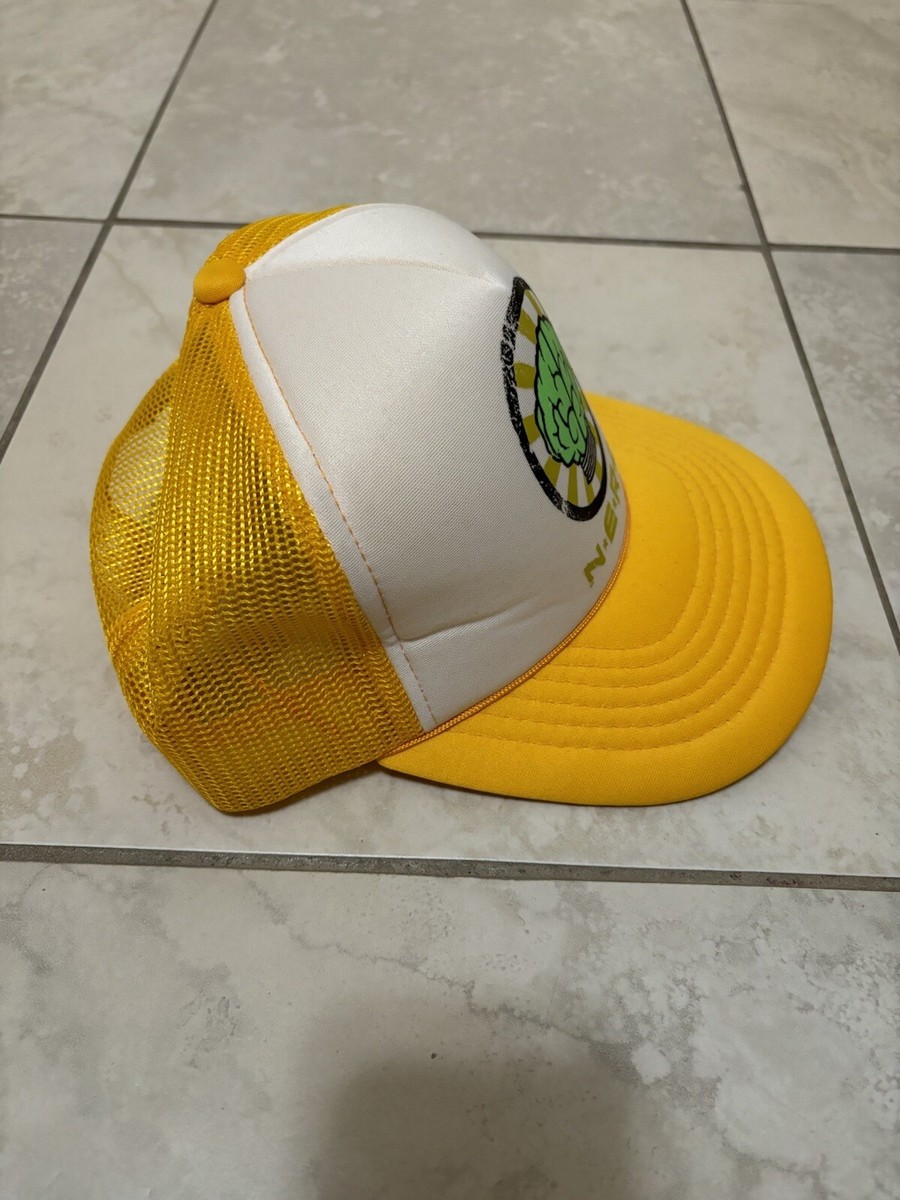 Rare authentic vintage 2001 NERD Pharrell yellow trucker hat