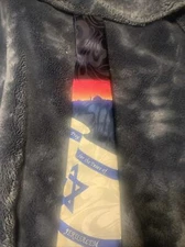 Steven Harris Hand Made Men's Polyester Tie,Pray for the Peace of Jerusalem