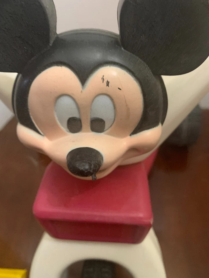 De colección 1988 Playskool Niño 3 Ruedas Plástico Mickey Moues Ciclo Rueda Grande Foto 2 de 4