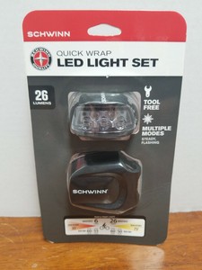 schwinn quick wrap led light set 26 lumens