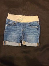 Pre-Owned Wonder Nation Girls Jean Shorts Size XS 4-5