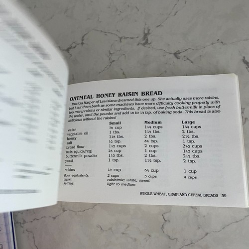 The Bread Machine Cookbook III by Donna Rathmell German Nitty Gritty Cookbooks - Picture 7 of 11