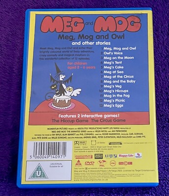Meg and Mog: Meg, Mog and Owl DVD (2004) FREE UK P&P | eBay UK