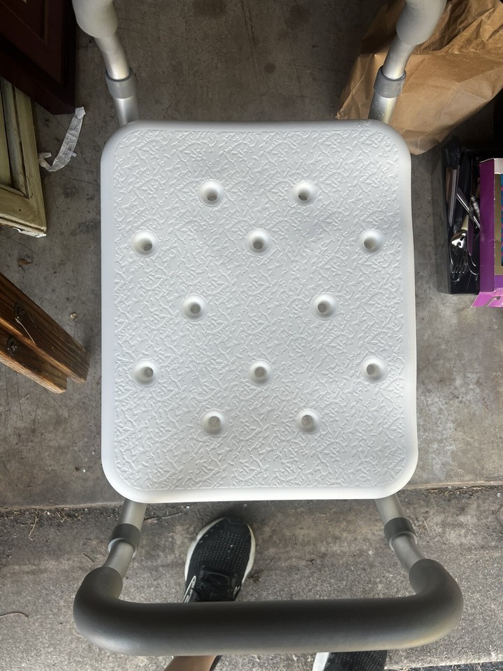 Essential Medical Supply Height Adjustable Shower and Bath Bench with