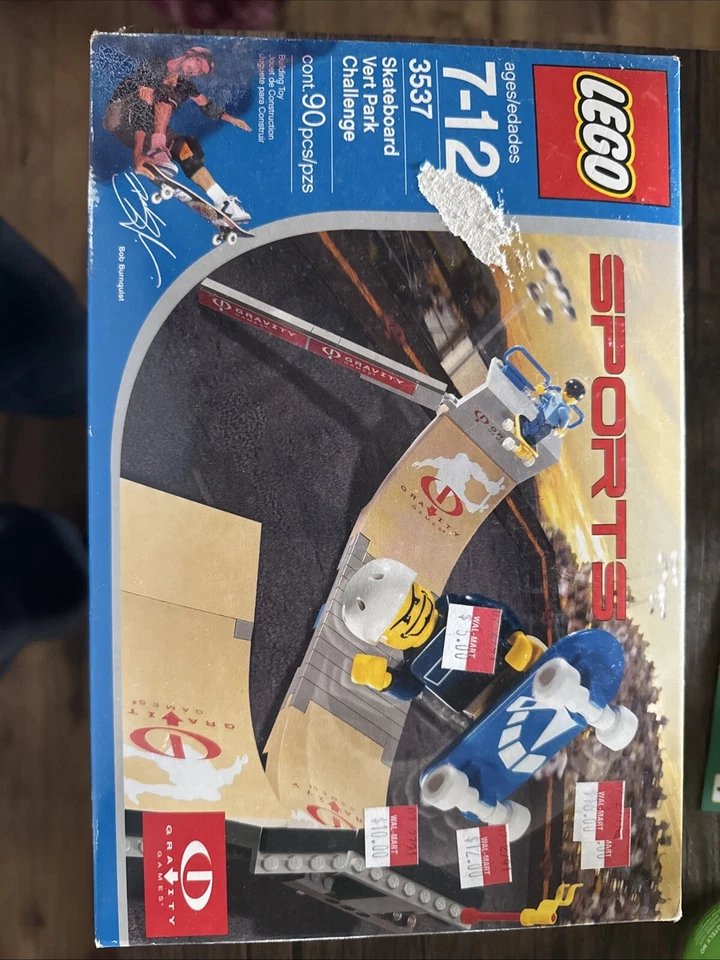 LEGO Sports скейтборд Vert парк вызов (3537) нераспечатанный - оригинальная упаковка - Изображение 2 из 2