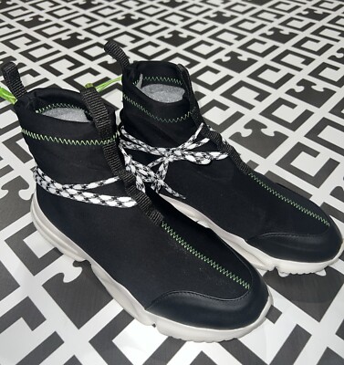 John Geiger 002 Black White Sz. 11 John Geiger 002 Black White Lime Size 11 | eBay main image 4
