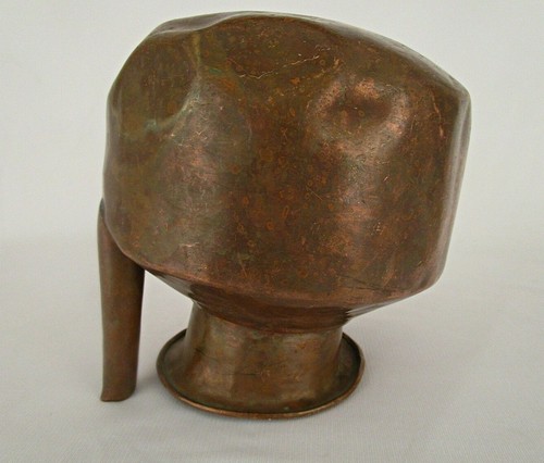 1850er alter antiker schwerer handgefertigter Topf Kupfer Wassertopf Lota/Kal... - Bild 4 von 11