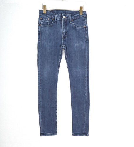 LEVIS 519 Jeans Mens 30 Blue Skinny Fit Stretch Zip Fly Denim Trousers W30 L30