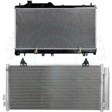 Radiator & AC Condenser Cooling Kit For 08-16 Subaru Impreza 13-14 XV Crosstrek