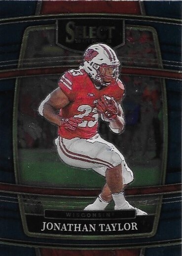 2022 Panini Select Draft Picks Jonathan Taylor Blue (Retail Base) #95