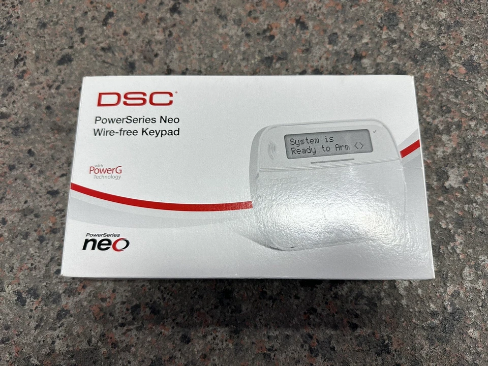DSC Wireless Full Message LCD PowerG  Neo 2-Way Wire-Free Keypad HS2LCDWF9 ENG N - Image 3 of 3