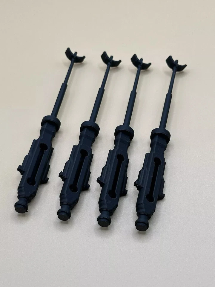 De colección Star Wars Kenner X Wing Cañones Impresos en 3D Repro Repuesto 1978 Foto 3 de 4