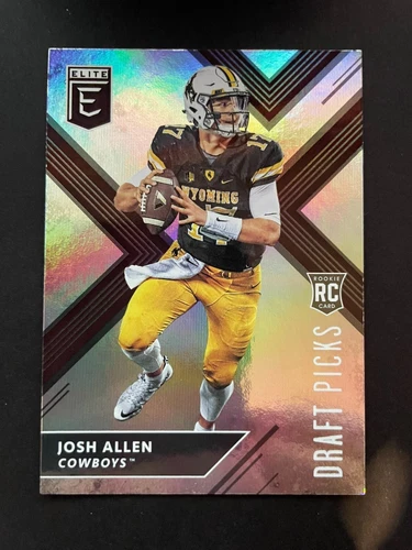 Josh Allen 2018 Panini Donruss Elite Draft Picks Rookie RC #103 Bills 🔥