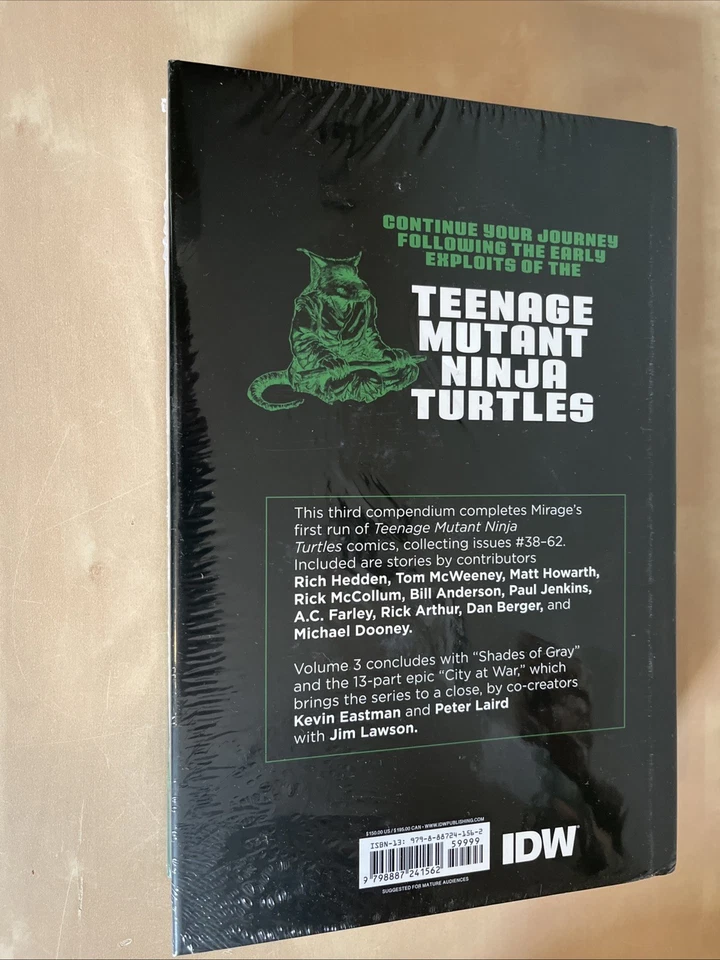 IDW Comics ‘Teenage Mutant Ninja Turtles Compendium Vol. 3’ (2024) HC - Image 3 of 4