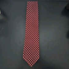 BROOKS BROTHERS 346 MENS TIE ( Pure SILK) USA MADE 58β Red Patterm(S46)
