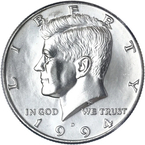 1994 D Kennedy Half Dollar Uncirculated from Mint Set