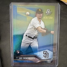 Topps 2021 Bowman Platinum Jake Cronenworth #89 RC Blue /150 Padres