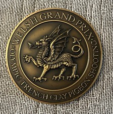 Welsh Grand Prix Olympic Trench Clay Pigeon Shooting Medal