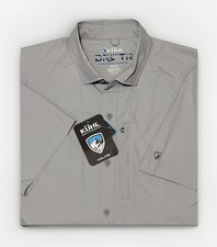 NWT KUHL Driftr SS Shirt Mens Medium Concrete Grey Performance Hiking UPF 50+