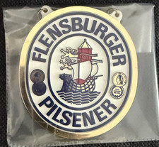 Flensburger Pilsener#Zapfhahnschild#Kette # Zapfanlage # Tafel # Reklame # NEU #