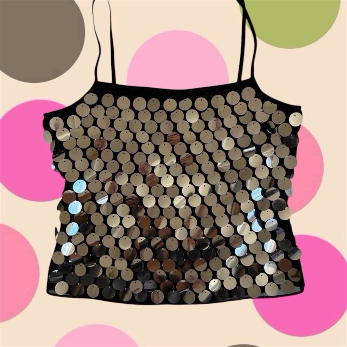 Mesh Vintage Tops for Women for sale | eBay