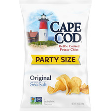 Potato Chips, Original Kettle Chips, 14 Oz Party Size