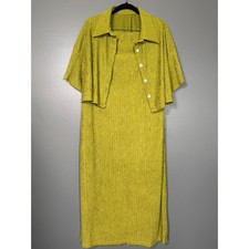 Shein Celure Green Drop Shoulder Blouse & Tube Dress - 2XL - Women''s Plus Size