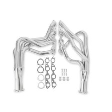 Hooker Header 2463-1hkr 1.750 3 Long Tube Silver Ceramic For Chevy Trucks Bbc