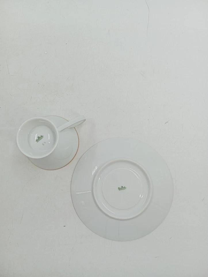 Rosenthal Tasse et Soucoupe Porcelaine Bord Doré 2 Pièces - Photo 3/3