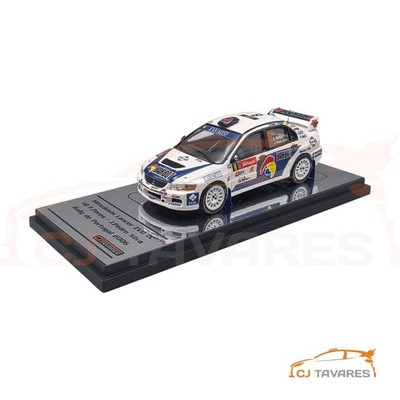 CJTAVARES MITSUBISHI LANCER EVO IX #8 F PERES -J SILVA RALLY PORTUGAL 2006 1/43