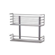 1228-1 Double Basket Door Mount Cabinet Organizer | Mounts to Solid Cabinet D...