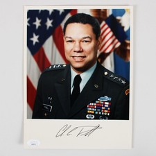 Colin Powell Signed Photo 8x10 - COA JSA