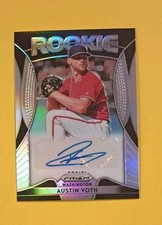 2019 Panini Prizm Silver Prizm #RA-AV Austin Voth RC AUTO AU Nationals