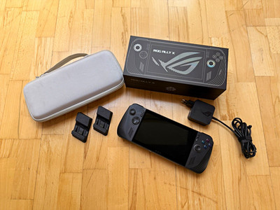 ASUS ROG Ally X 512GB Schwarz Handheld inkl. 512GB SD Gaming-Karte, Tasche, OVP