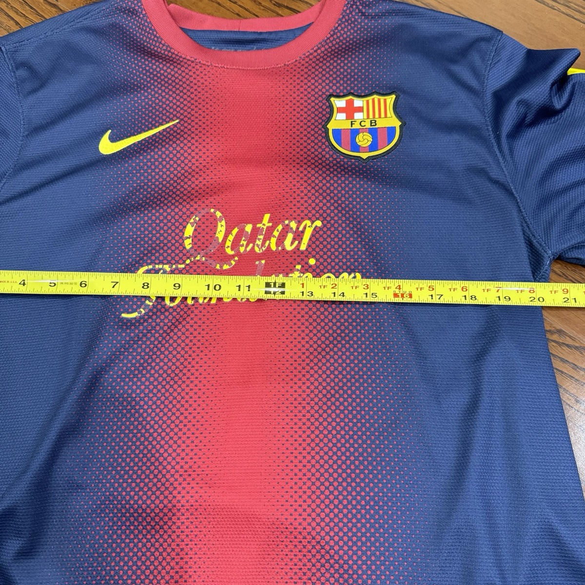 Neymar Jr 2012/13 Nike FC Barcelona Retro Jersey Mens Large