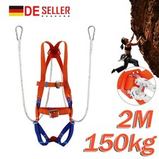 Profi Sicherheitsgurt Auffanggurt Fallschutz Absturzsicherung Klettergurt Gurt