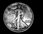 1945 S # 1 WALKING LIBERTY HALF DOLLAR