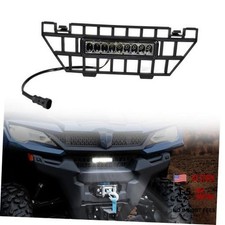 Front Mesh Grille with LED Accent Light Bar for CFMOTO UFORCE 1000 2019