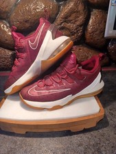 Nike LeBron XIII Low GS Red/Sail/Gum Boy's Basketball Shoes - Size 7Y NWB