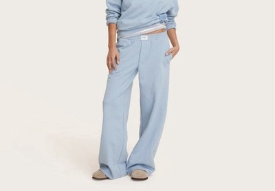 NWT XL Light Blue High-Rise Boxer Sweatpants From Parke x Target Women's
