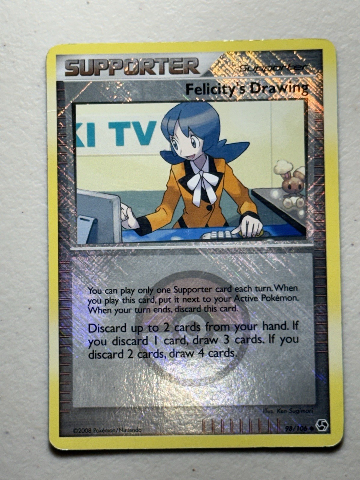 Felicity’s Drawing [League Holo] 98/106 Pokemon Great Encounters Uncommon Card
