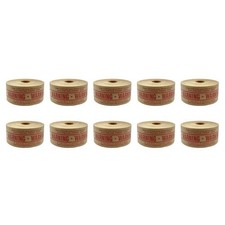 5.5 Mil Paper Re-inf Red Printed Tape 2.75 Inch x 150 Yard Wolverine Tape 10 Rls