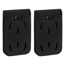 2Pcs Organizer Holder for Beach Bag, Silicone Insert Holder Charm, Black