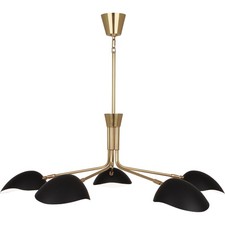Robert Abbey Racer Chandelier Rico Espinet Racer 5 Light 50