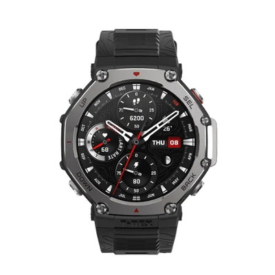 AMAZFIT T-REX 3 Smartwatch Schwarz Wasserdicht HD AMOLED Bluetooth